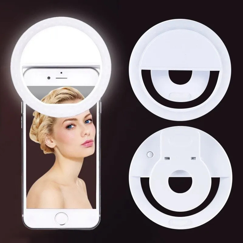 Photography Lighting Wand - USB Rechargeable LED Selfie Ring Light