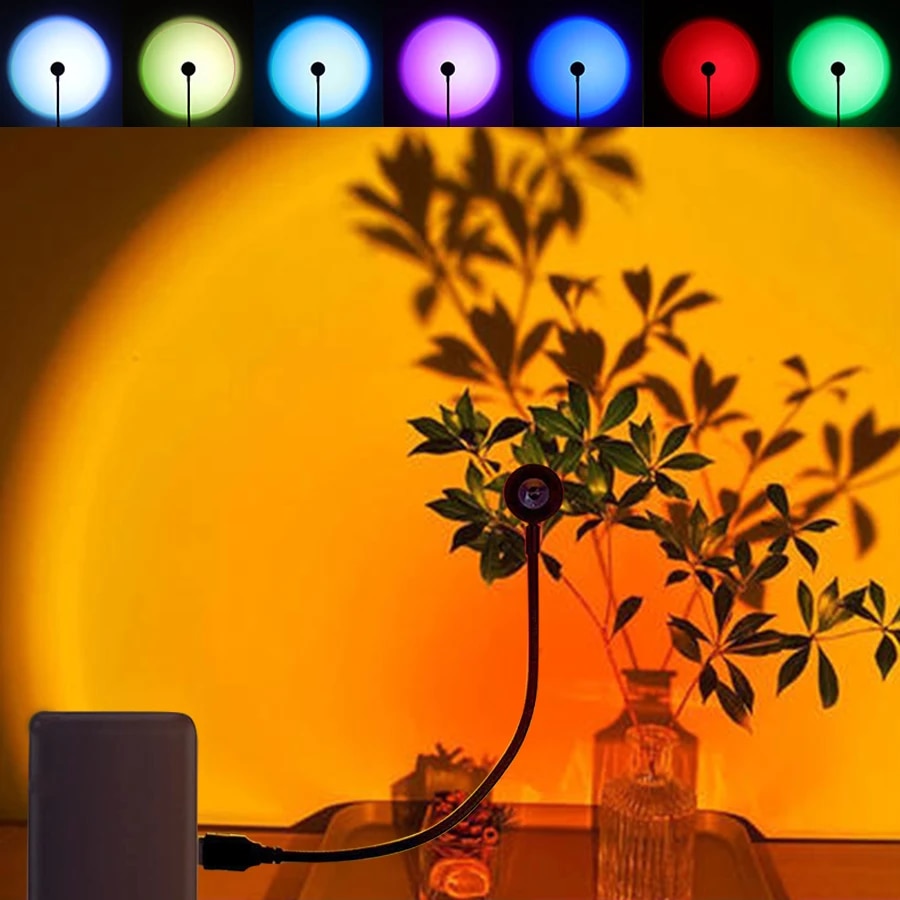Photography Lighting Wall - MeeToo USB Sunset Mood Lamp Led