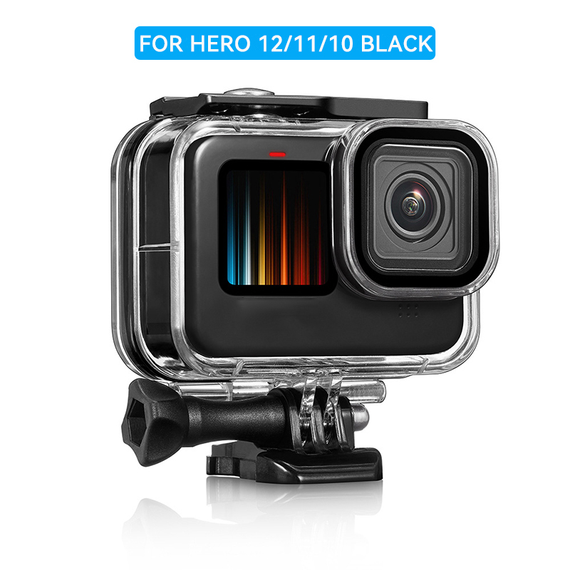 Gopro Action Camera Hero 11 Black - 60M Waterproof Case For GoPro Hero