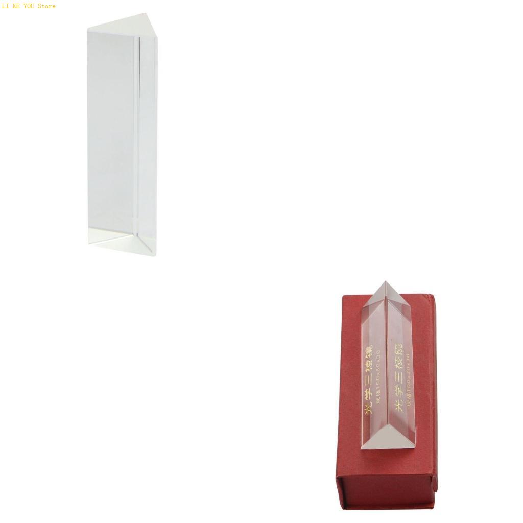 Photography Lighting Triangle - W3JE Crystal Optical Glass Triangular Prism