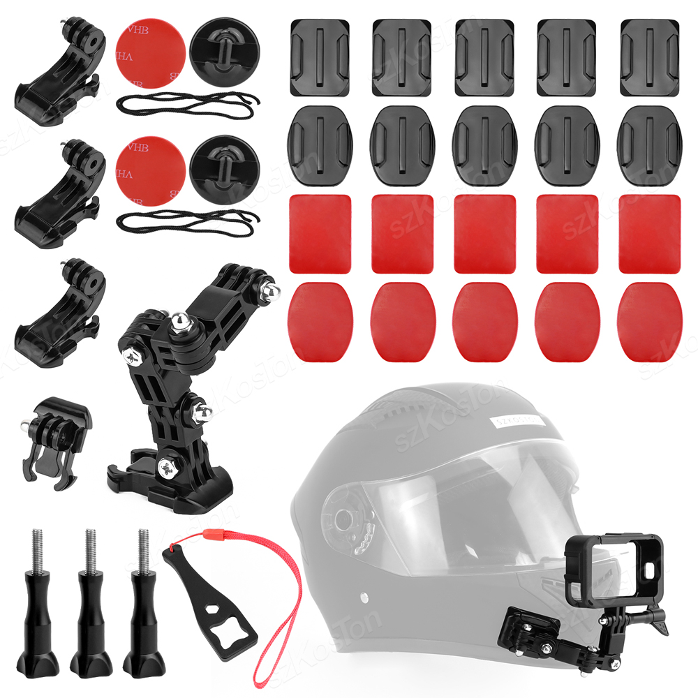 Gopro Action Camera Hero 11 Black - Motorcycle Helmet Chin Mount Kits for