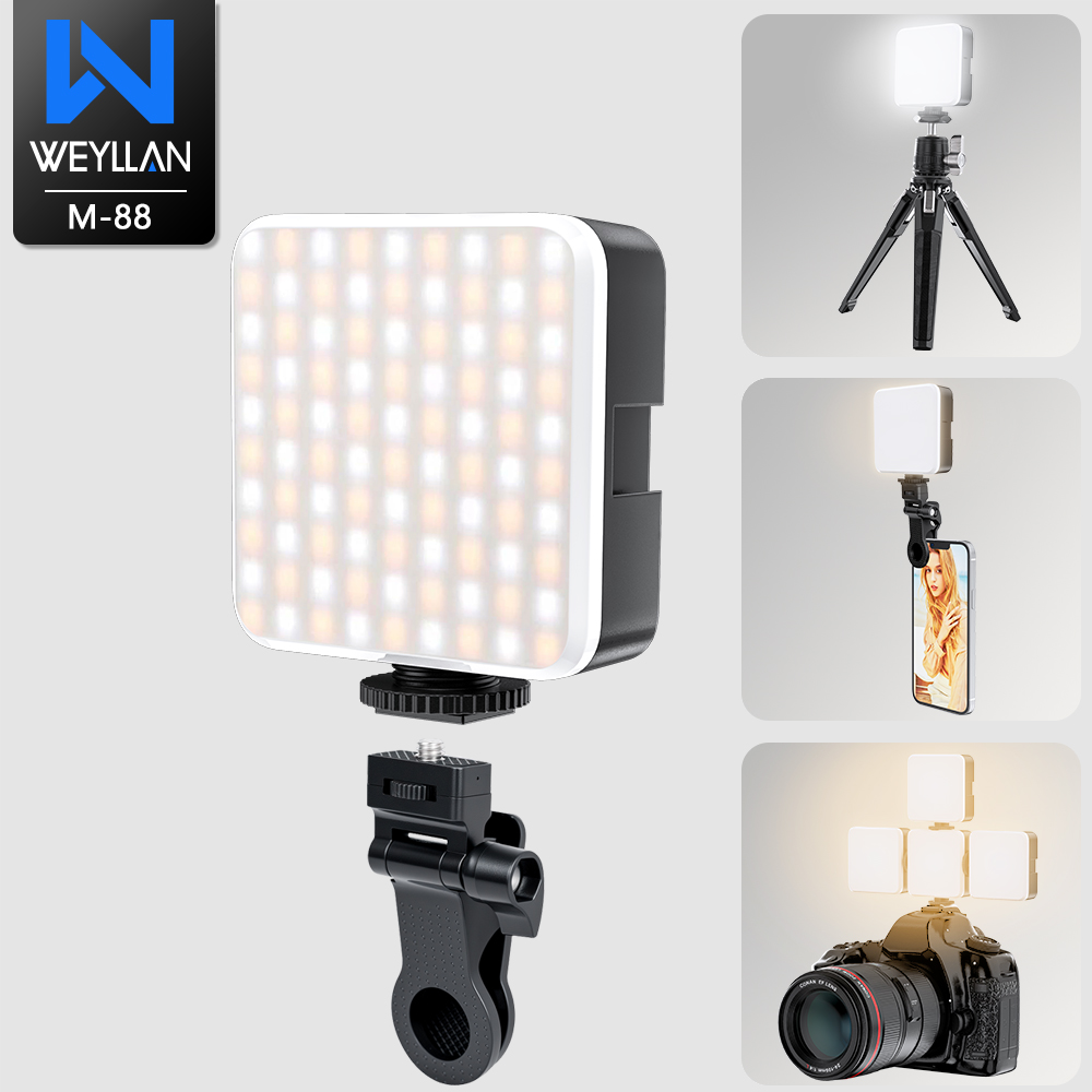 WEYLLAN M-88 2000mAh LED Video - Photography Lighting Brand recension och pris