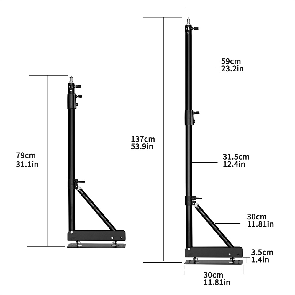 100/135/ 170cm Wall Mounting T - Photography Lighting Wall recension och pris