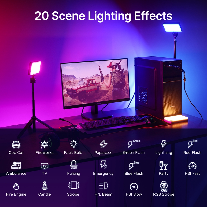 ULANZI LT002 RGB Video Light,  - Photography Lighting Uk recension och pris