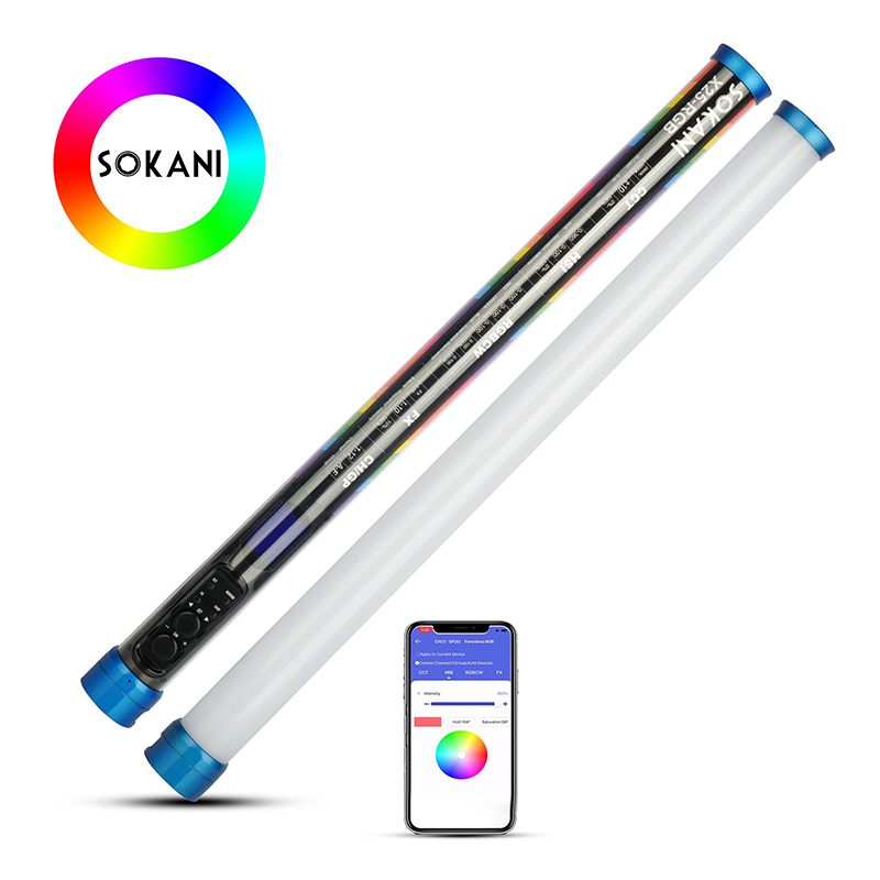 Sokani X25 RGB LED Video Light - Photography Lighting Wand recension och pris
