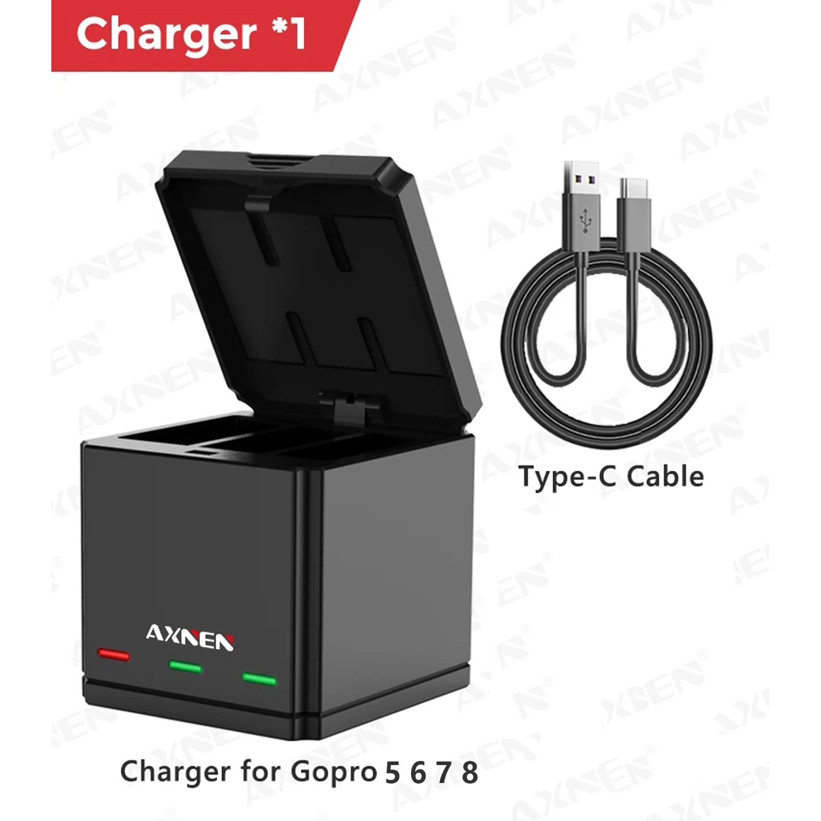 Portable Battery Charger for G - Gopro Action Camera Hero 11 Black recension och pris