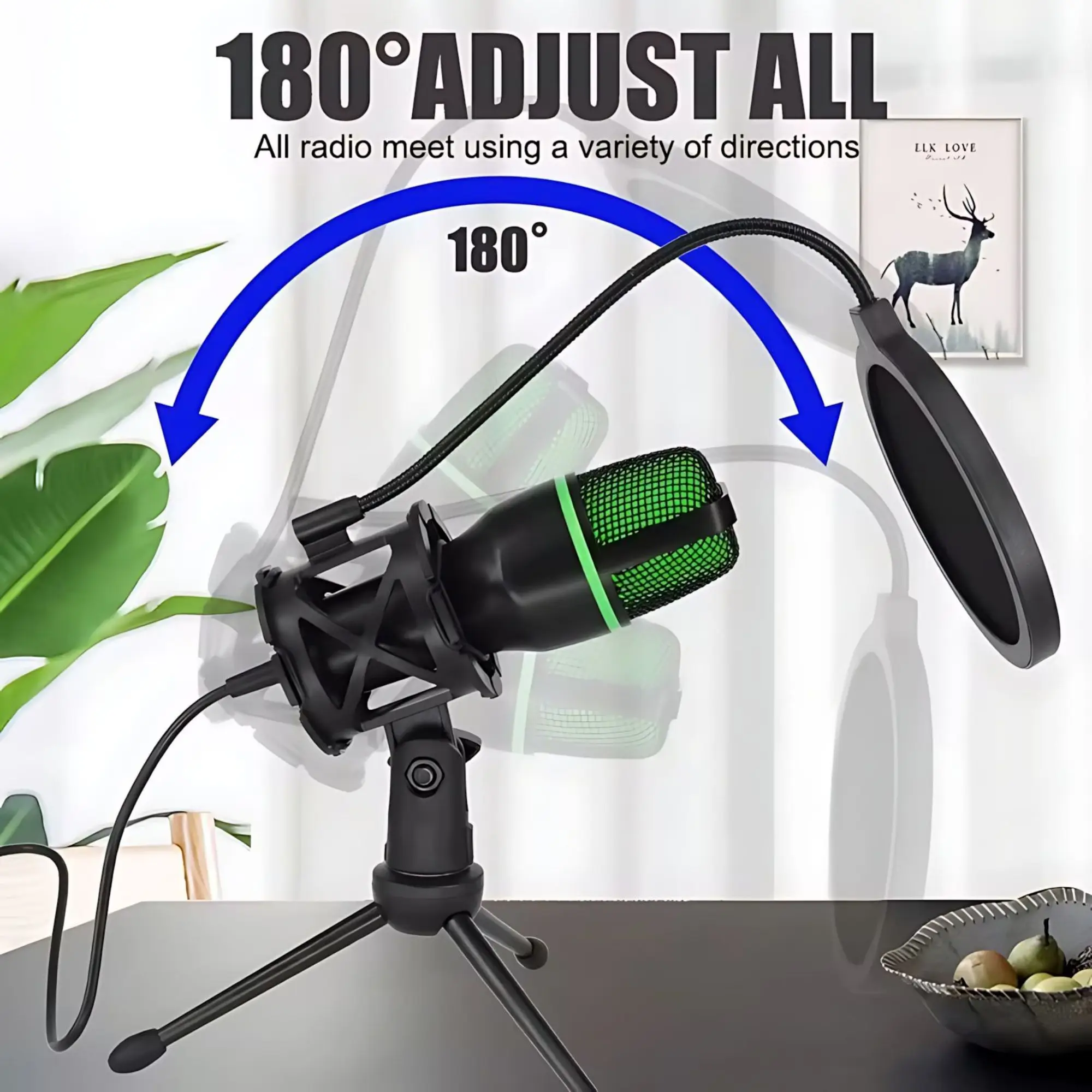 Professional USB Condenser Mic - Photography Lighting Uk recension och pris