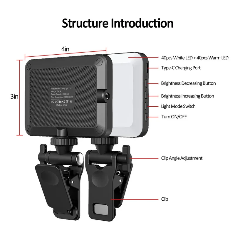 60 LED Fill Light Portable Min - Photography Lighting Brand recension och pris