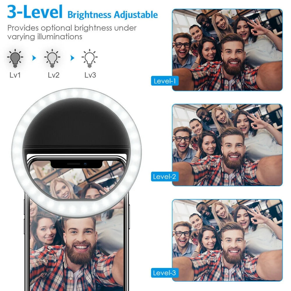 USB Rechargeable LED Selfie Ri - Photography Lighting Wand recension och pris