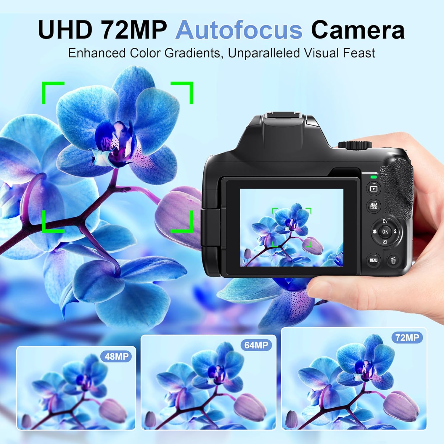 4K HD Digital Camera for Photo - Photography Natural Lighting recension och pris