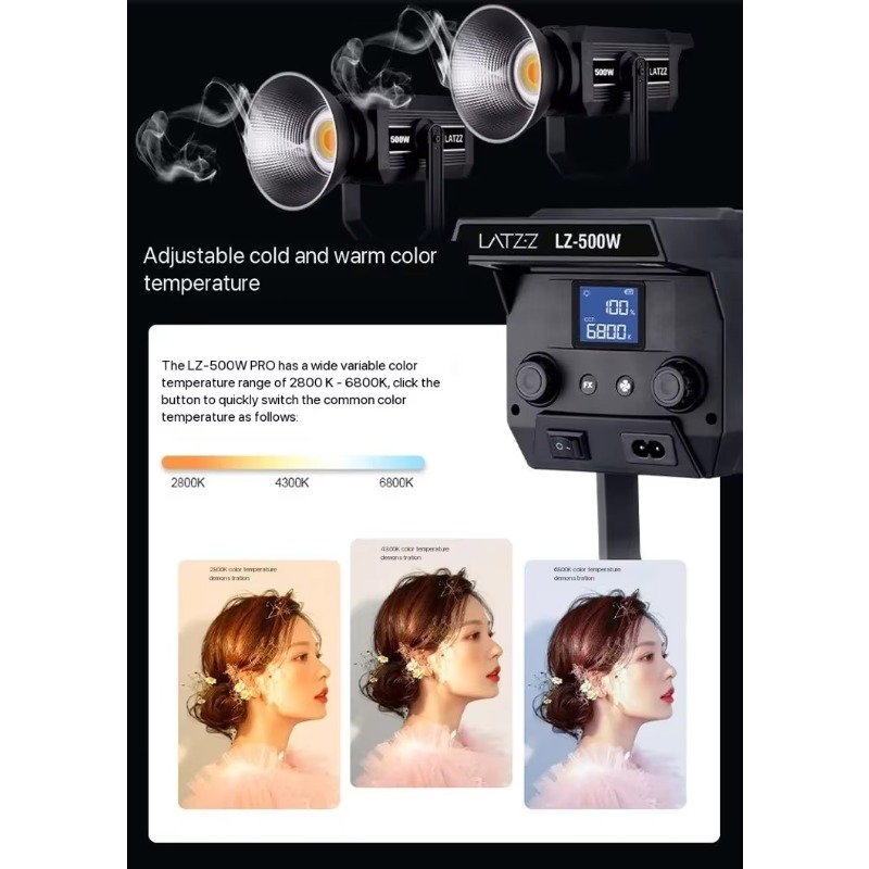 【Hot Sale】LATZZ 500W LED Video - Photography Lighting For Sale recension och pris