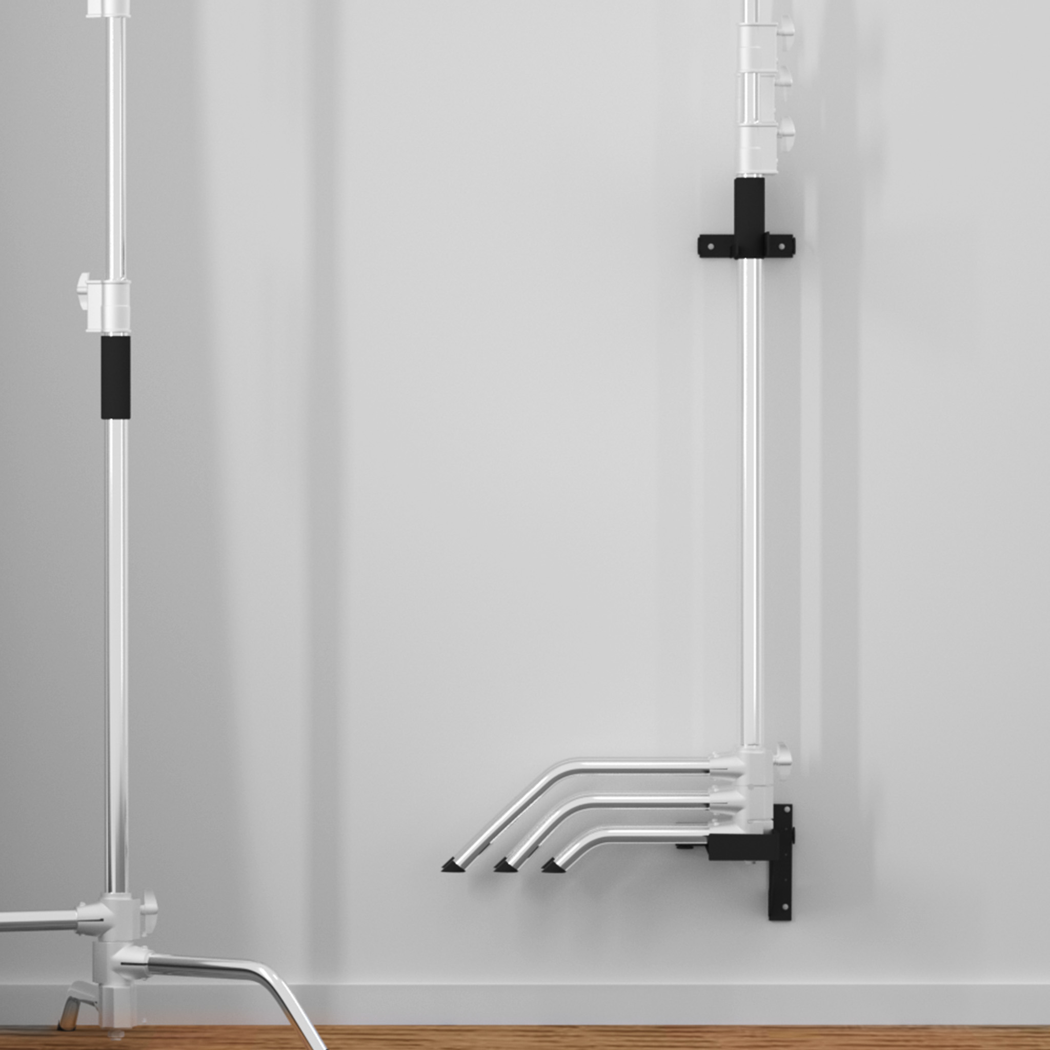 Selens Wall Mount C-Stand Stor - Photography Lighting Wall recension och pris