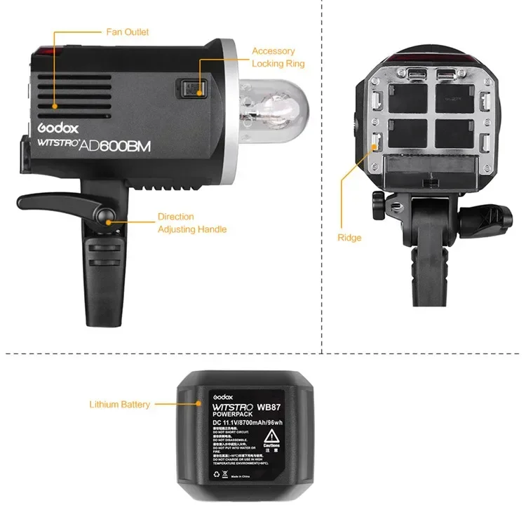 2026 Premium  AD600BM 600W Stu - Photography Lighting For Outdoors recension och pris