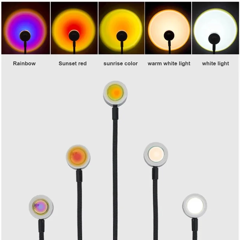 Projection Lamp USB Sunset Rai - Photography Lighting Wall recension och pris