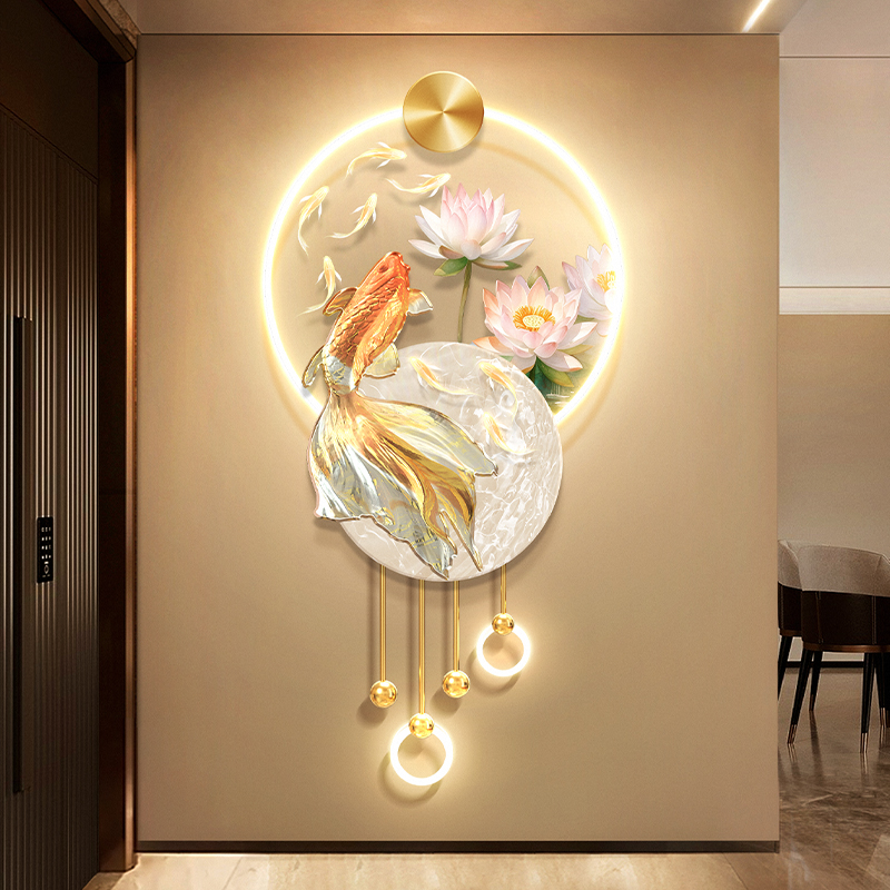 Home Decoration Koi Fish Entra - Photography Lighting Wall recension och pris
