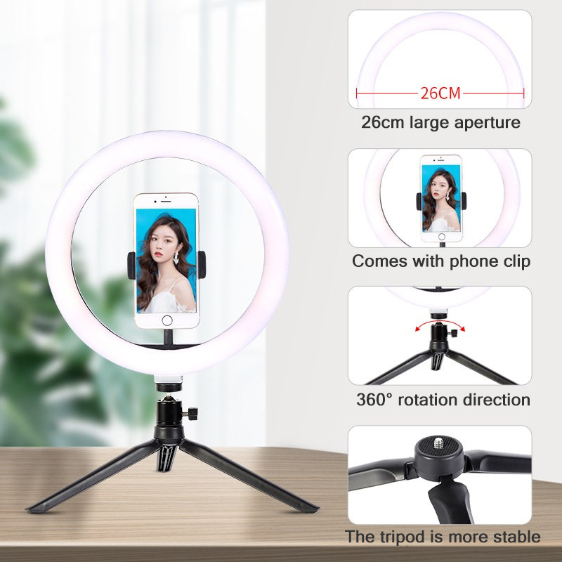 26cm 10 inch Led Ring Selfie L - Photography Lighting Wand recension och pris