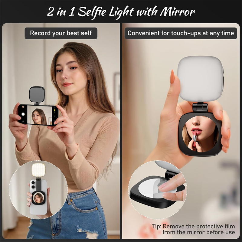 2 in 1 Folding Magnetic Phone  - Photography Lighting Brand recension och pris