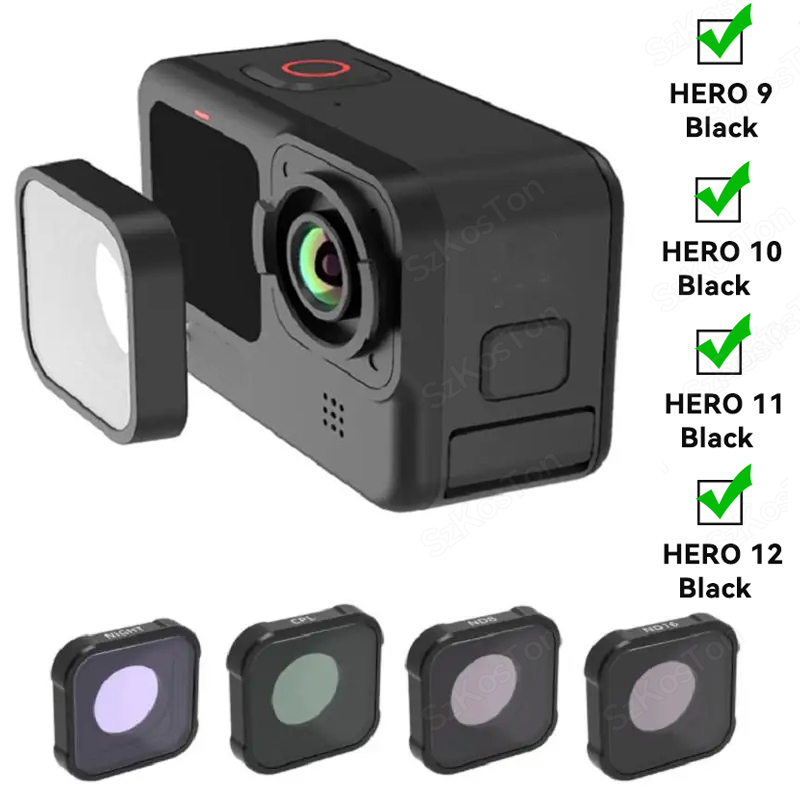 CPL UV ND8 ND16 ND32 ND Filter - Gopro Action Camera Hero 11 Black recension och pris