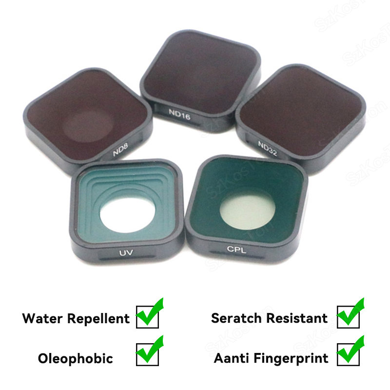 CPL UV ND8 ND16 ND32 ND Filter - Gopro Action Camera Hero 11 Black recension och pris