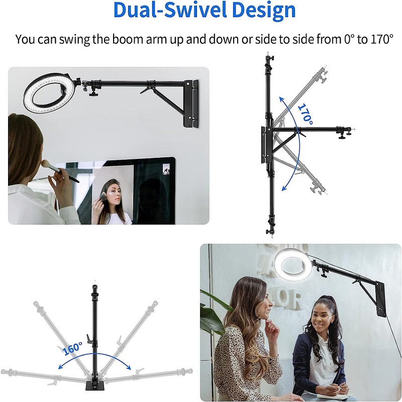 Selens 130cm Wall Mount Boom A - Photography Lighting Triangle recension och pris