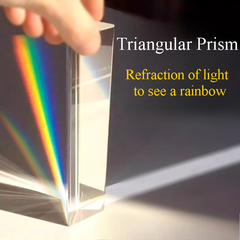 1PC Rainbow Triangular Prism K - Photography Lighting Triangle recension och pris