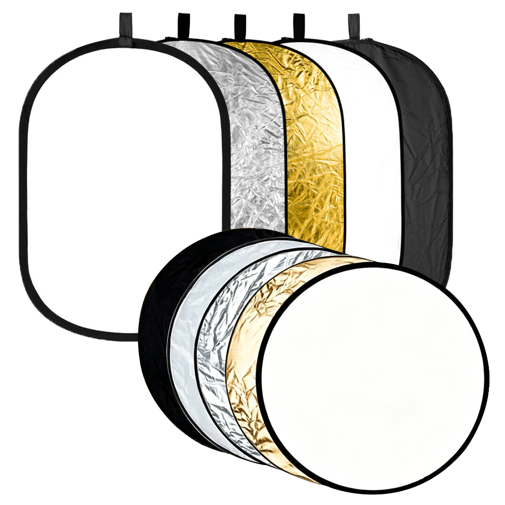 60/80/110CM 5-in-1 Collapsible - Photography Lighting Reflectors recension och pris