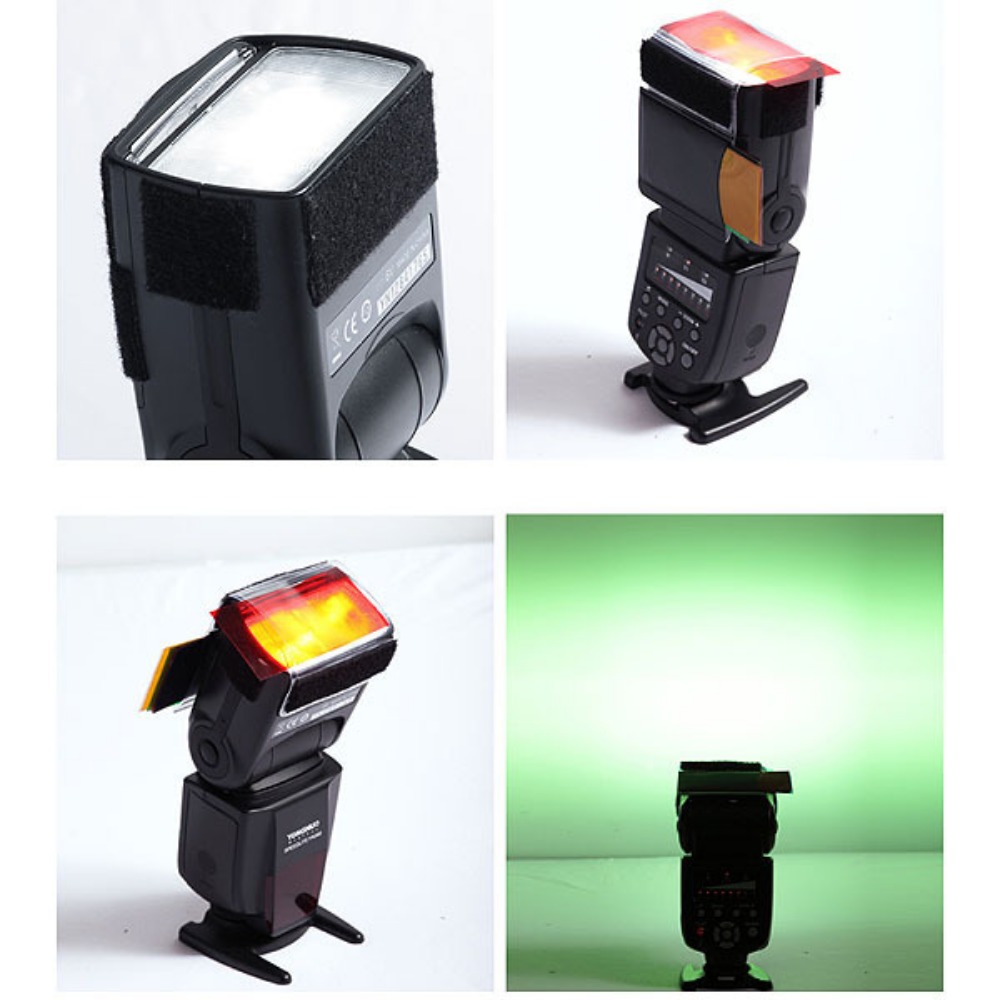 12 Colors Camera Flash Gels Li - Photography Lighting Flash recension och pris