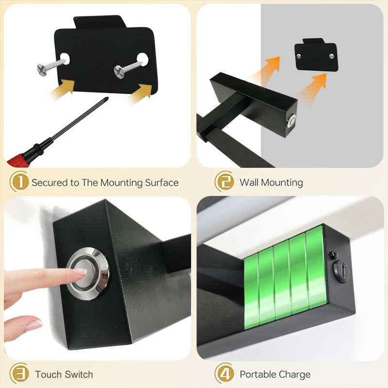 Dimmable LED Picture Lights fo - Photography Lighting Wall recension och pris