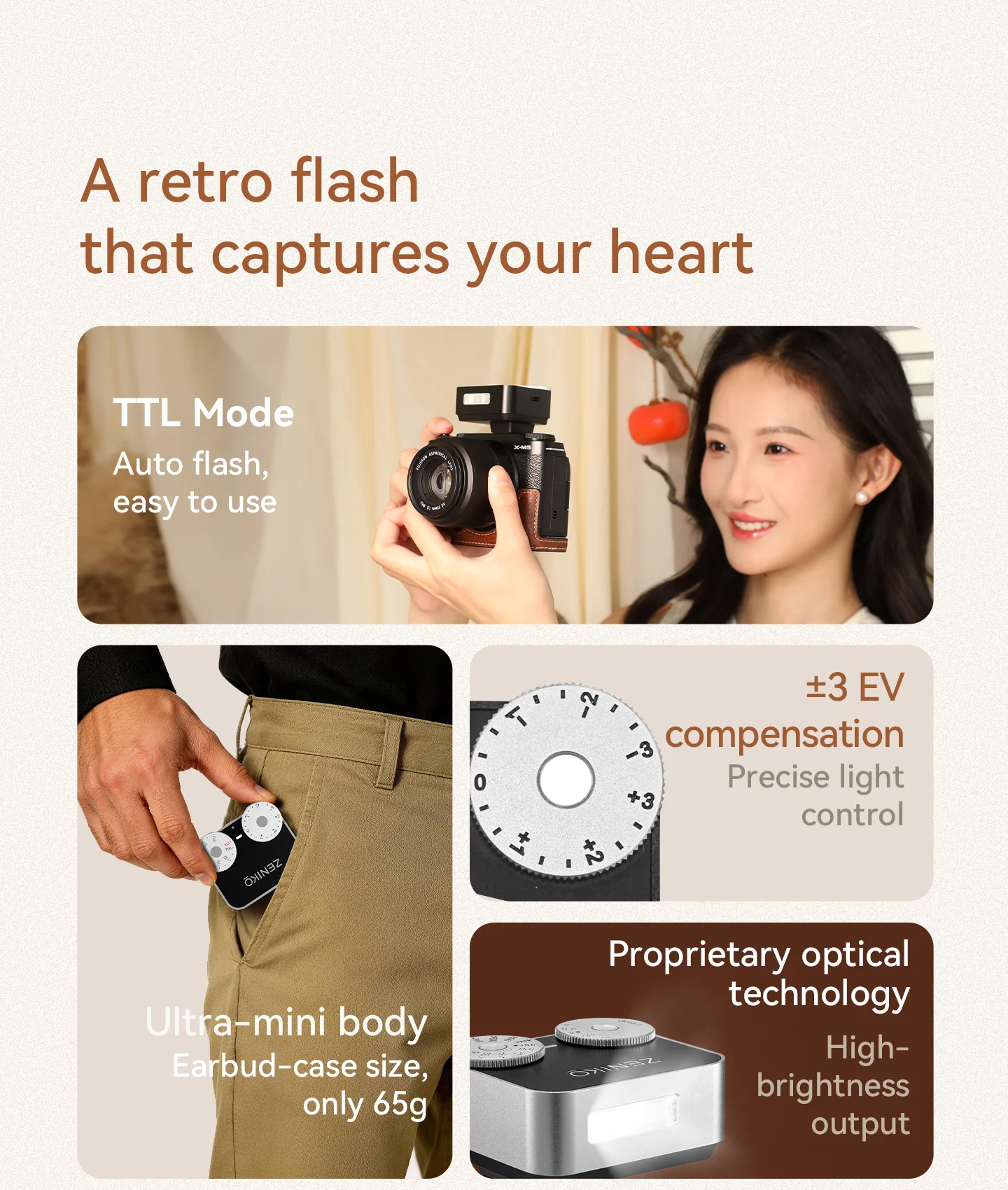 ZENIKO ZT12 Compact Retro TTL  - Photography Lighting Brand recension och pris