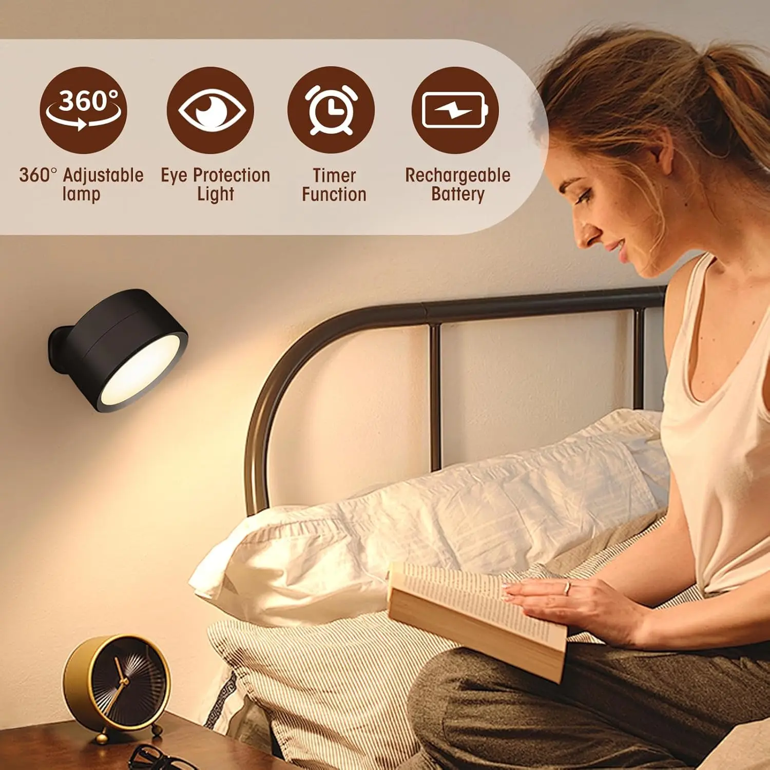 Magnetic LED Wall Light Night  - Photography Lighting Wall recension och pris