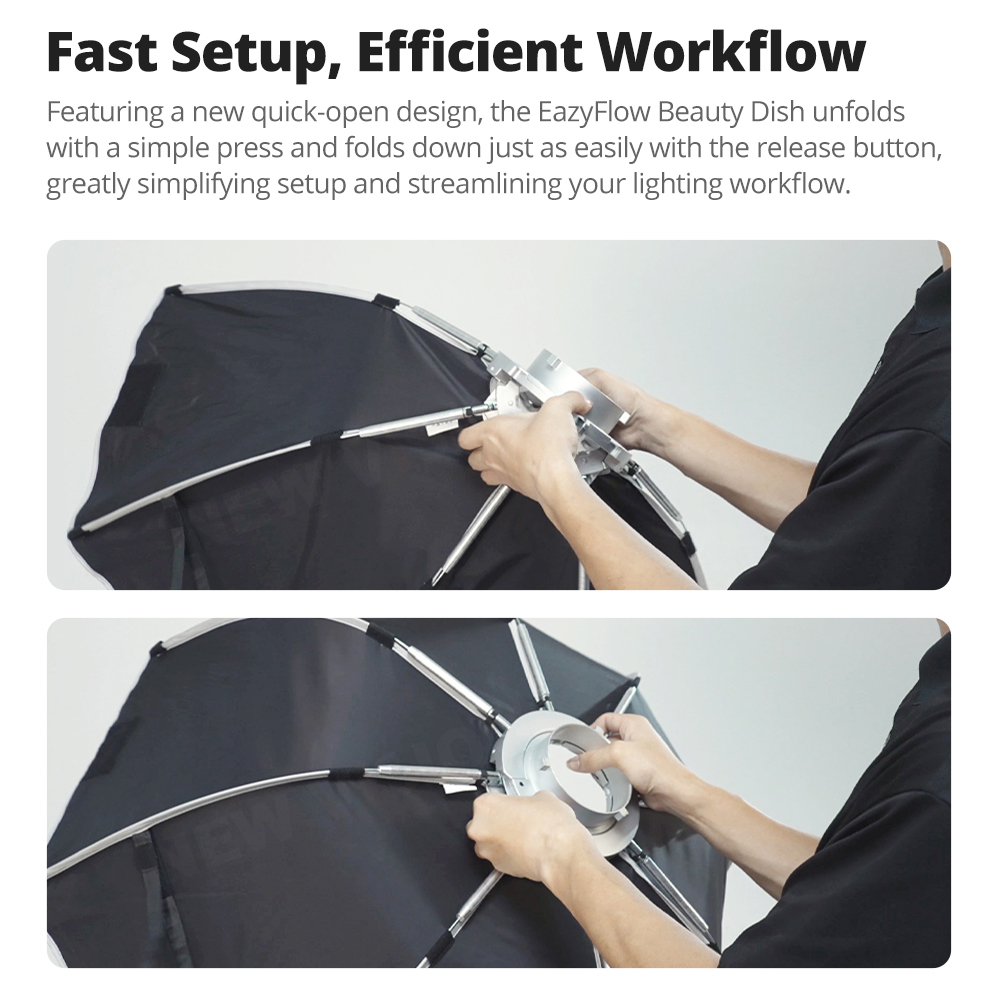 New Godox EazyFlow Beauty Dish - Photography Lighting Flash recension och pris