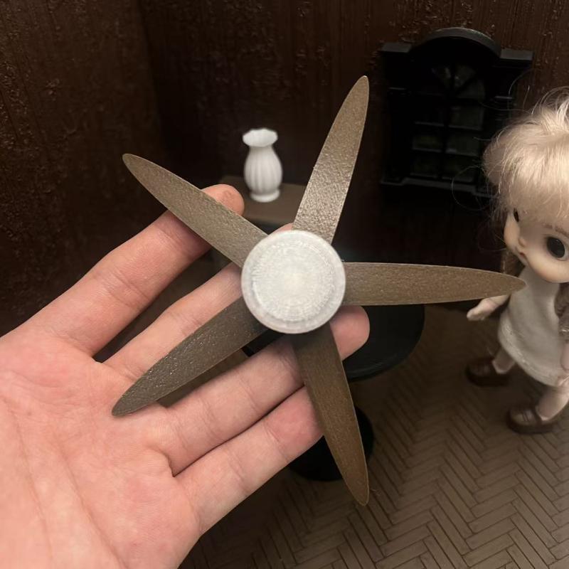 Miniature Ceiling Fan with LED - Photography Natural Lighting recension och pris