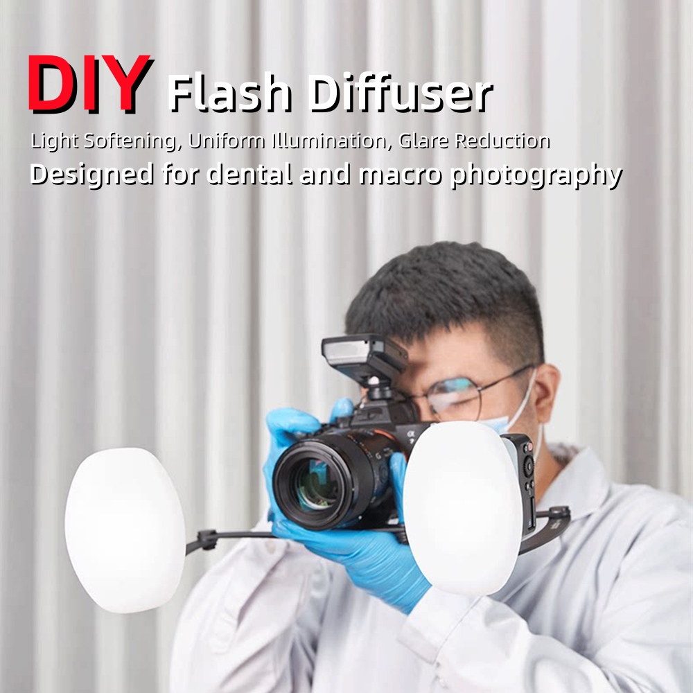 2pcs Silicone Softbox Dental M - Photography Natural Lighting recension och pris