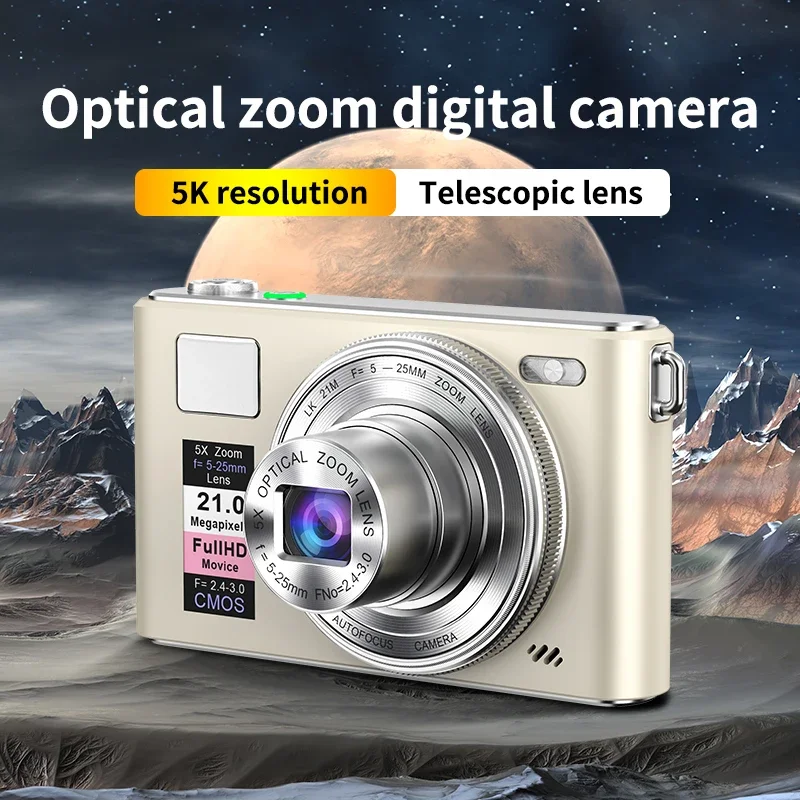 5K 64MP HD Digital Camera 5X O - Photography Natural Lighting recension och pris