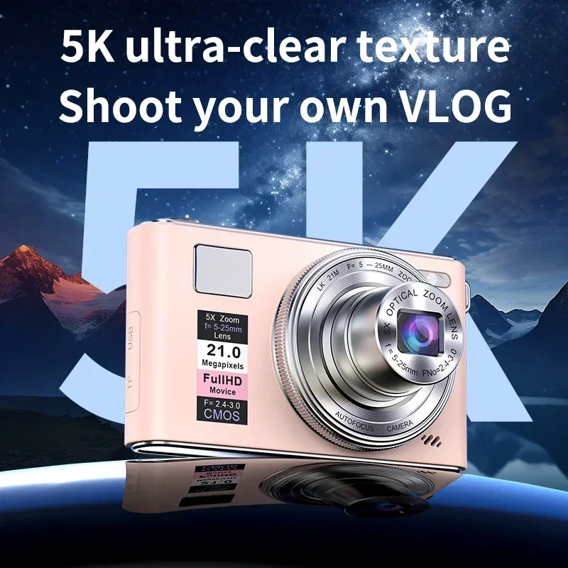 5K 64MP HD Digital Camera 5X O - Photography Natural Lighting recension och pris