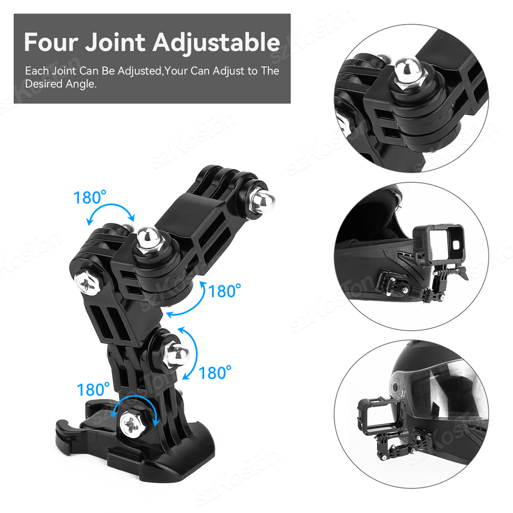 Motorcycle Helmet Chin Mount K - Gopro Action Camera Hero 11 Black recension och pris