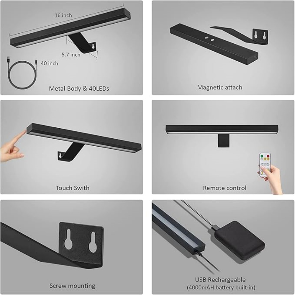 4000mAh LED Rechargeable Wall  - Photography Lighting Wall recension och pris