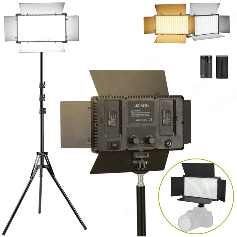 U800 U600 LED Photo Studio Vid - Photography Lighting Uk recension och pris
